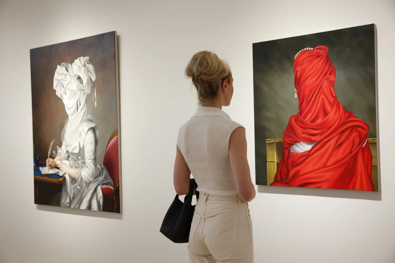 Ewa Juszkiewicz en el Museo Nacional Thyssen-Bornemisza