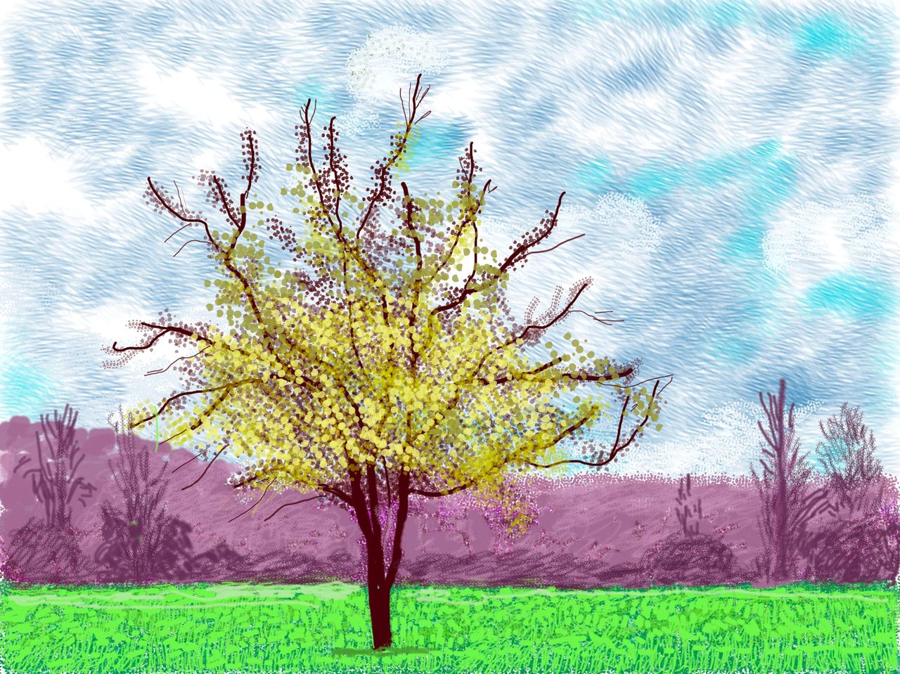 The Arrival of Spring David Hockney Metalmagazine 3.jpg