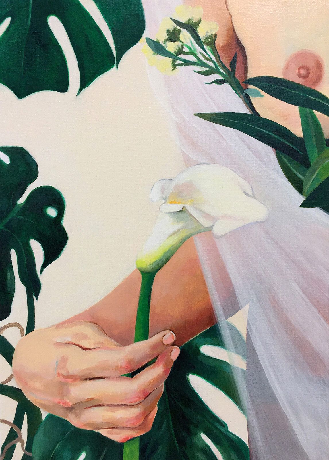 Mai Blanco   Mujer Flor   Lirio.jpg