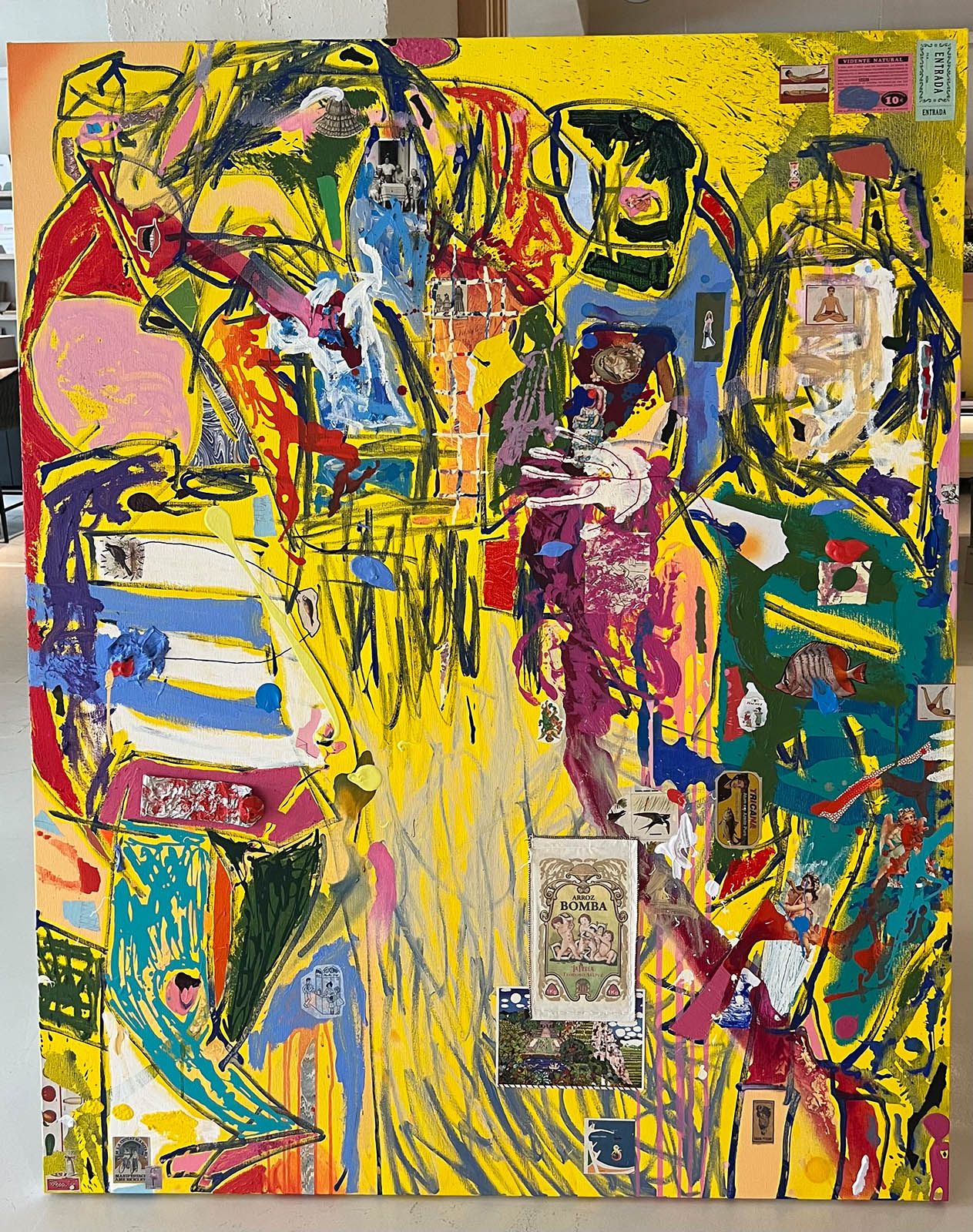 SELTZ by Ritter Ferrer_Ivan Forcadell Ramon_El placer de la ociosidad a las 15-56_2025_mixta y collage sobre lienzo.jpg