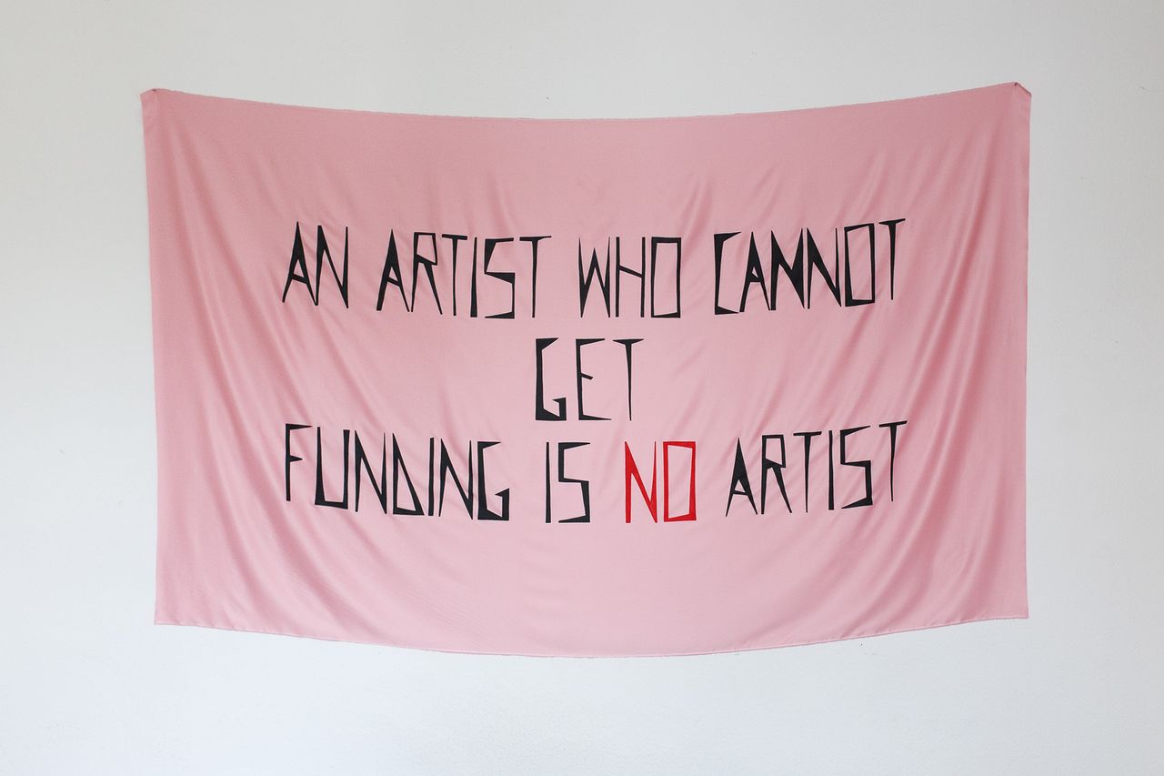 Vlad Brăteanu an Artist Who Cannot Get Funding Is No Artist 2021 Berlinische Galerie.jpg