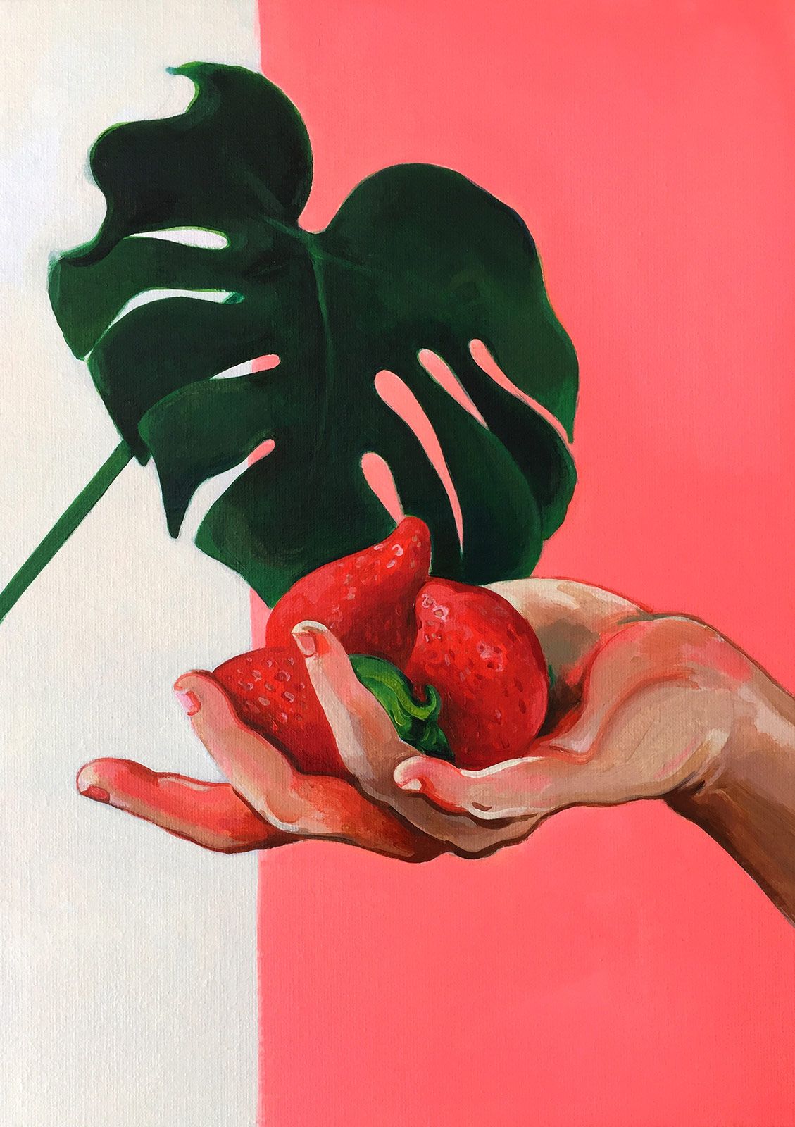 Mai Blanco   Mujer Flor   Fresas.jpg