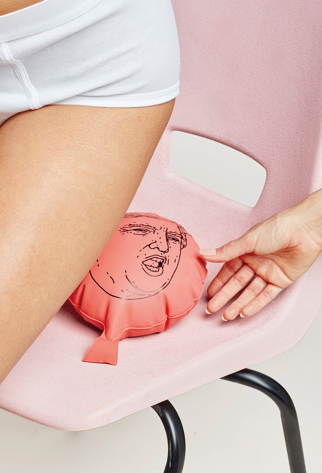 Mister Bingo Trump Cushion Luke Stephenson.jpg