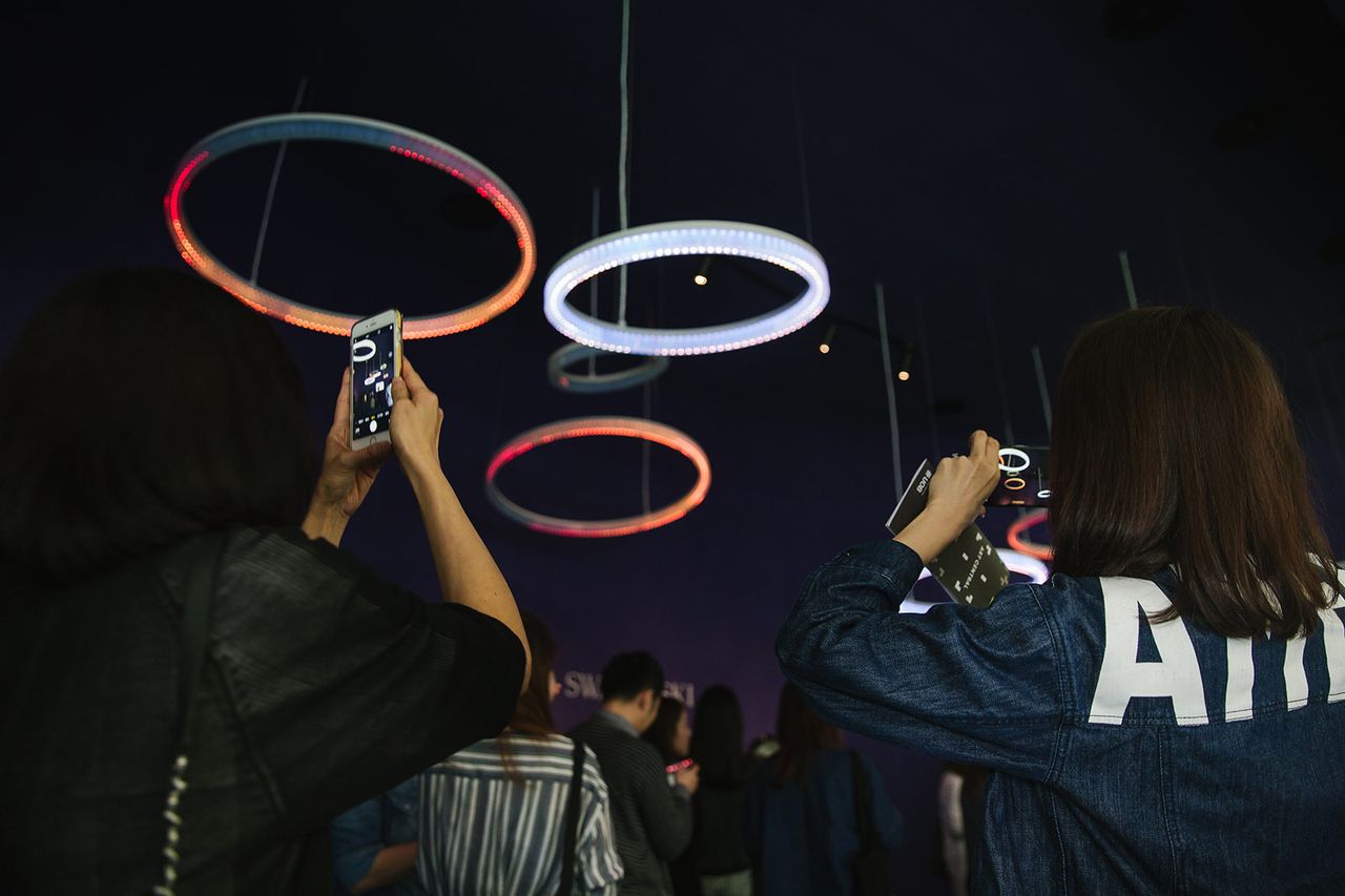 Cyanometer by Marjan Van Aubel at Art Central 2018   Image Credit Stanley Cheng .jpg