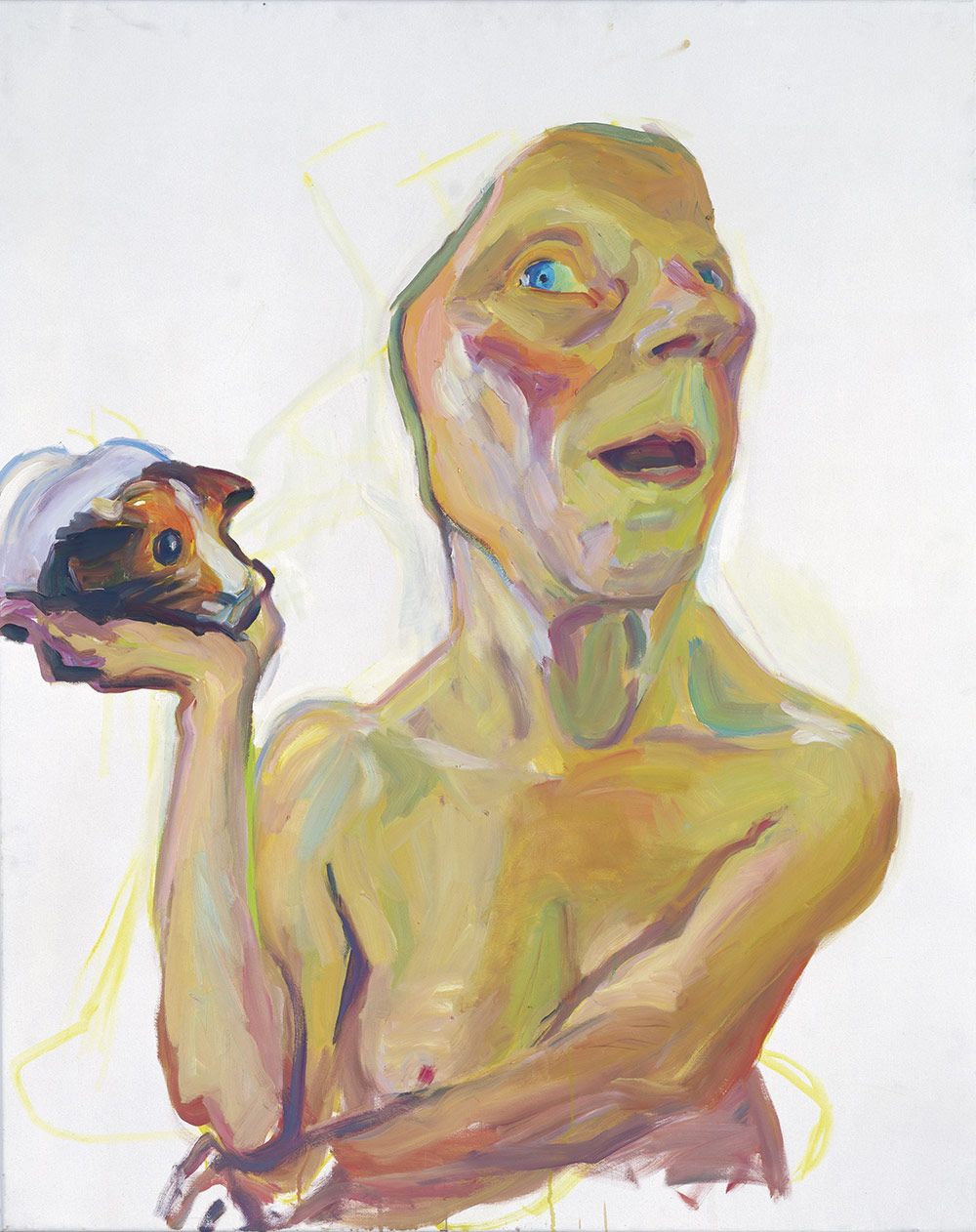 Maria Lassnig Selbst Mit Meerschweinchen 2000 Kopie.jpg