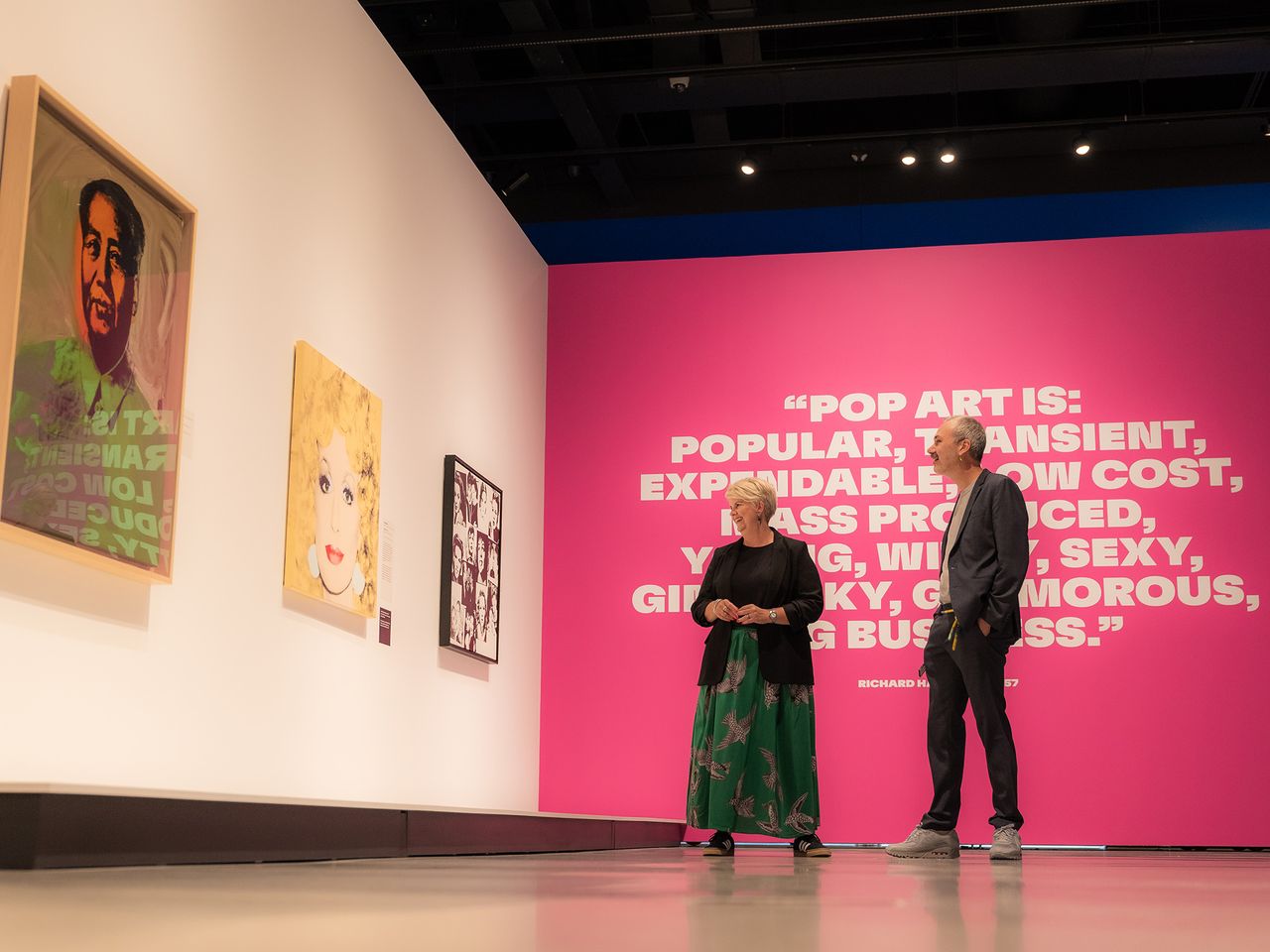 Hota POP Masters Exhibition Image Tracy Cooper Lavery and Bradley Vincent in the Space.jpg