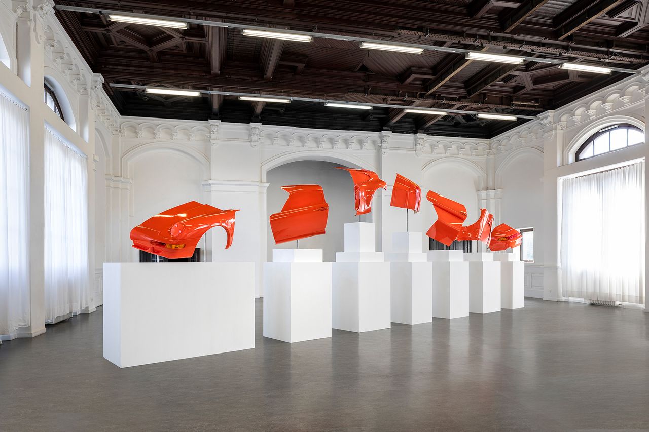 The Never Never  Jeremy Hutchison  Curated by Evelyn Simon  2022  Installation View  Kunstverein Harburger Bahnhof  Photo Fred Dott 02.jpg