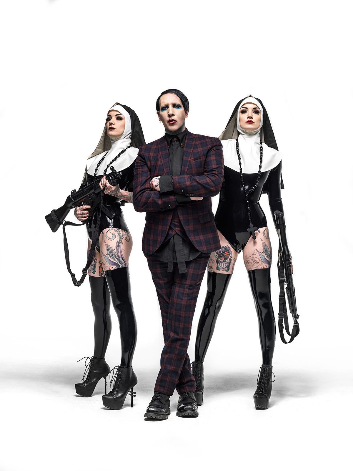 Marilyn Manson With Nuns August 19 2017.jpg