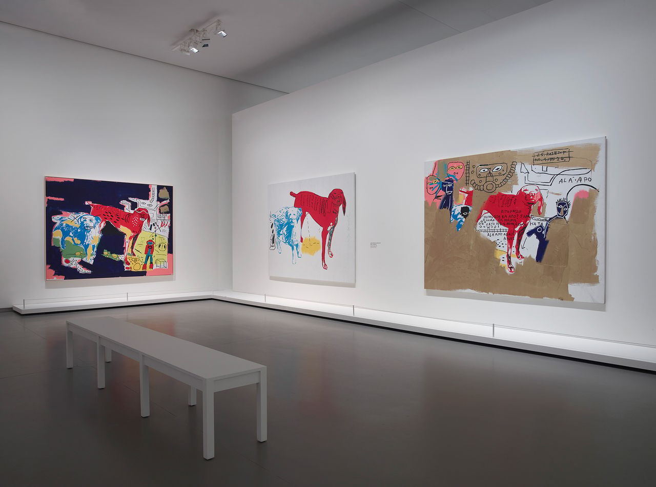 Vue Dinstallation De Lexposition Basquiat  Warhol 4.jpg