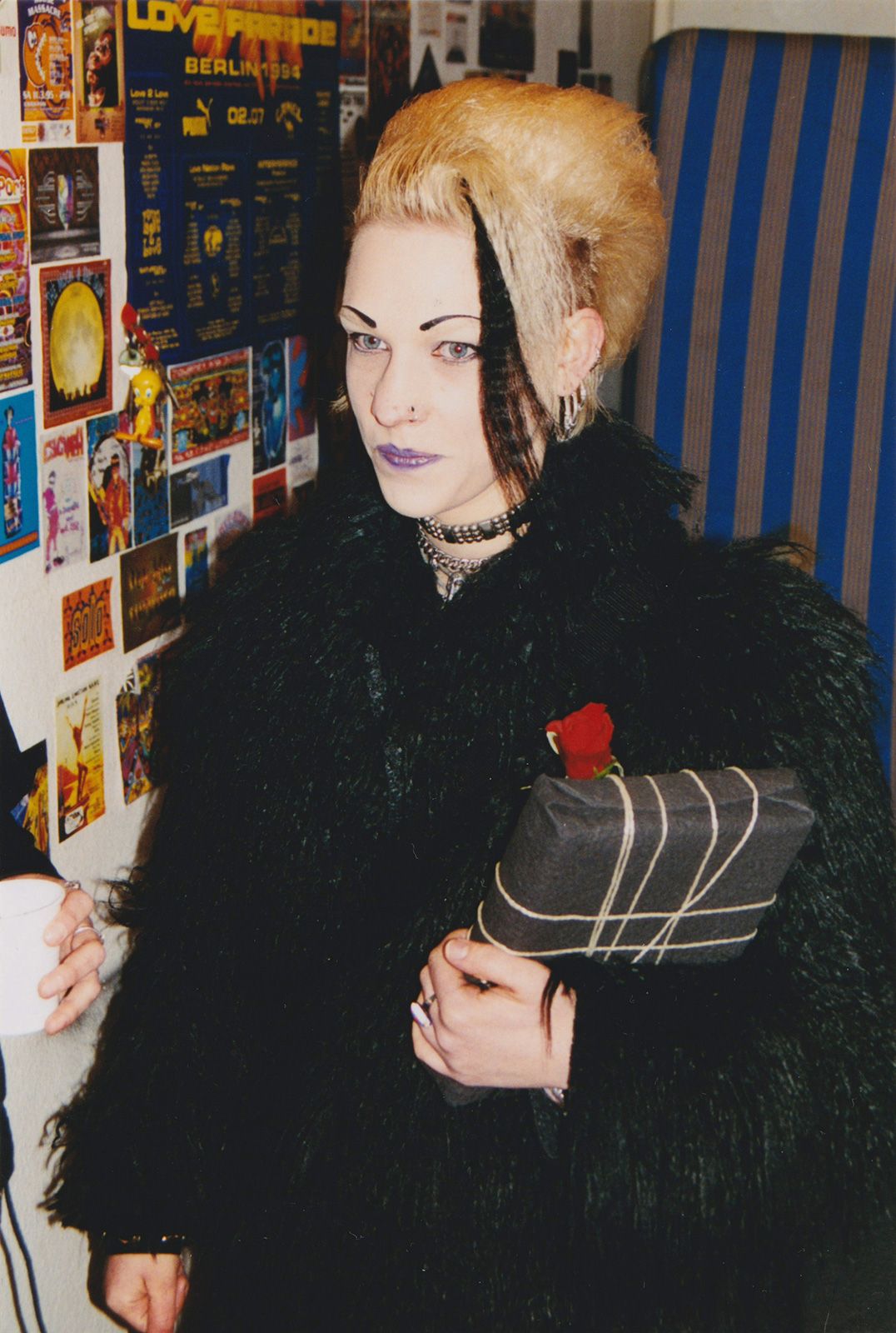 ANFANG-BEGINNING_photo-by-Christian-Stemmler_Ines-with-birthday-present-at-Tina_s-place-in-Lichtenberg,-April-1997.jpg