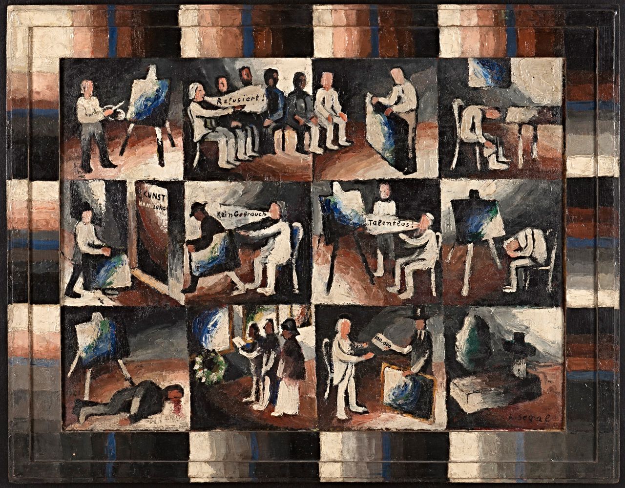 Arthur Segal Künstlers Erdenwallen 1921 Berlinische Galerie.jpg