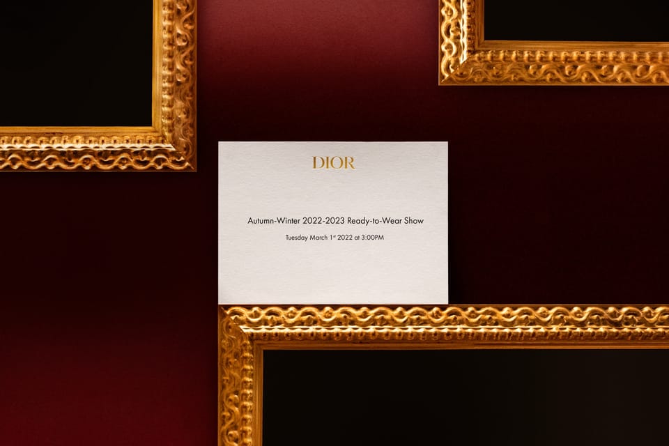 Dior F/W 2022