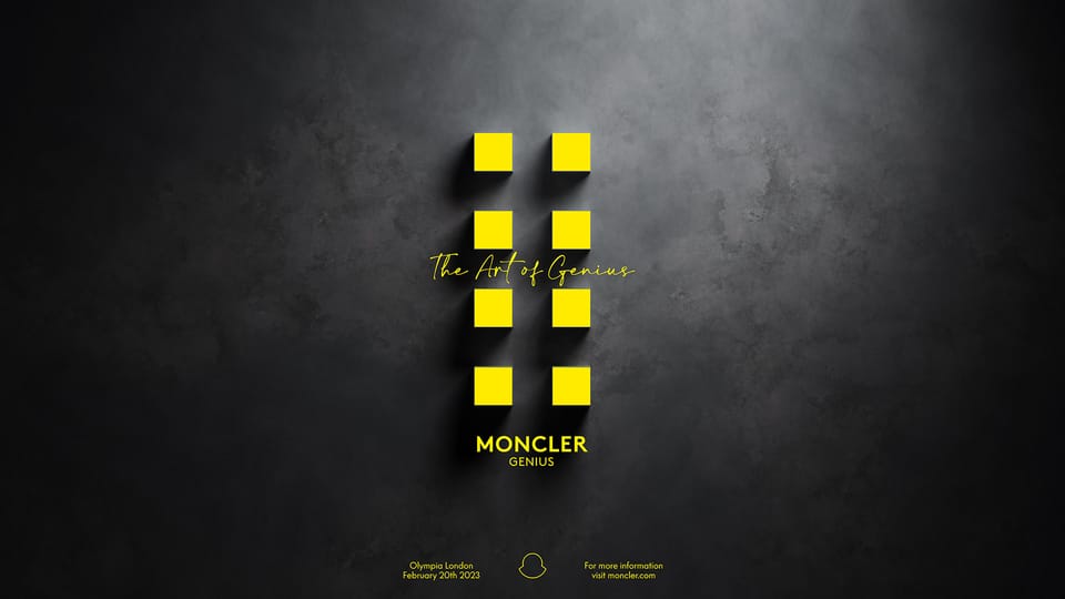 Moncler The Art of Genius