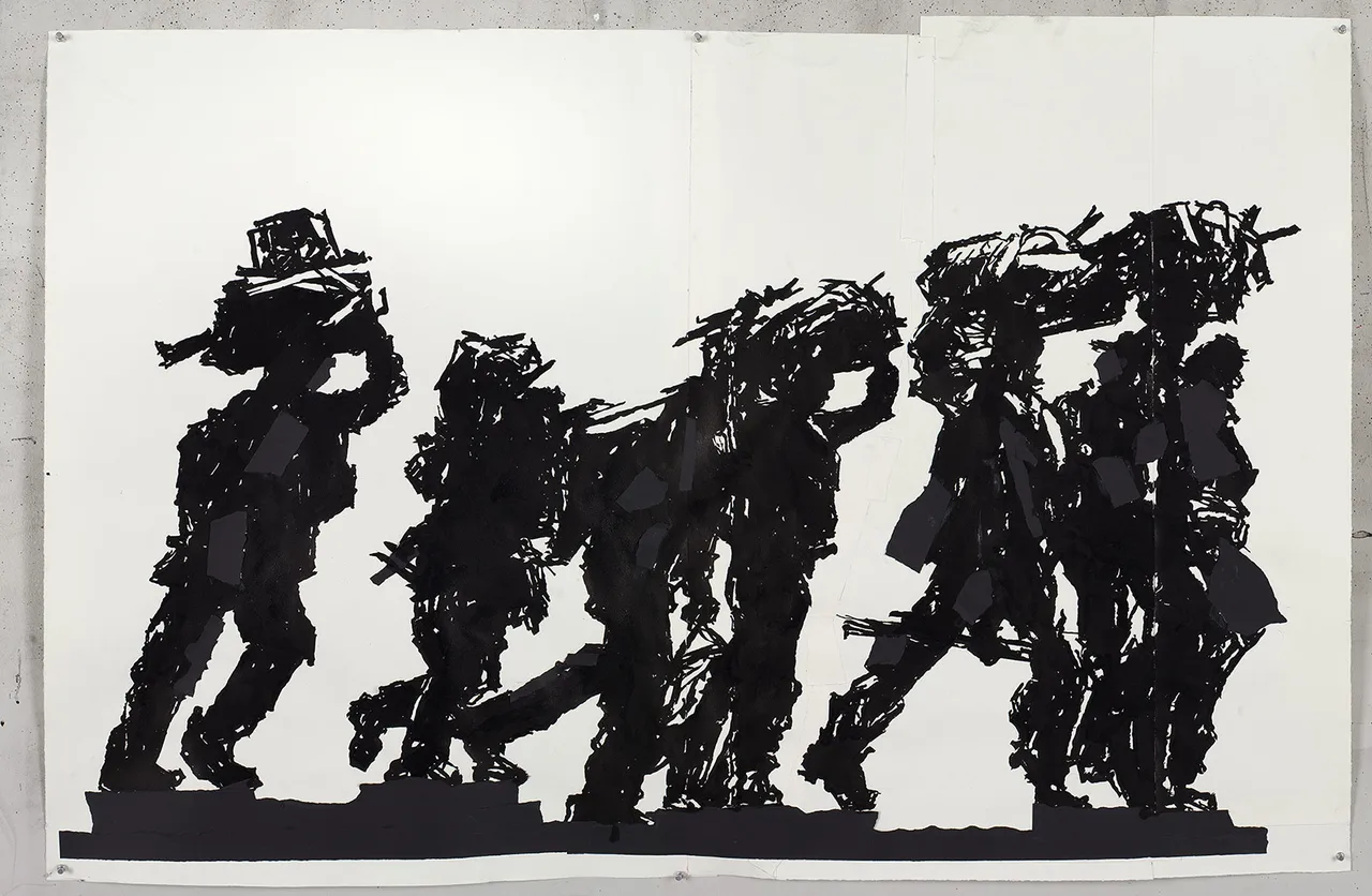 William Kentridge Triumphs and Laments 107 X 158 C 12916