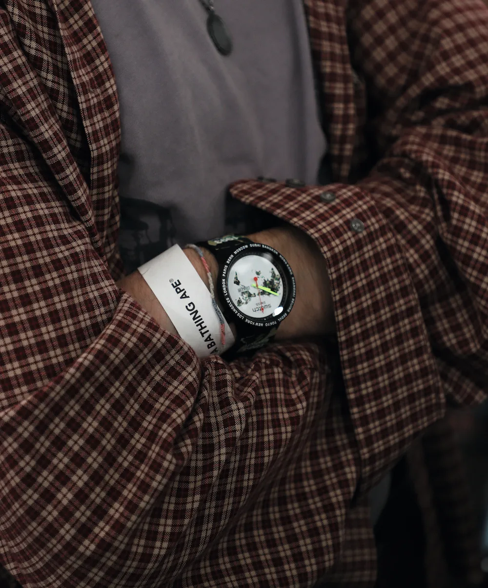 Sm01 19 Swatch X Bape Pr Event Global Watch Print