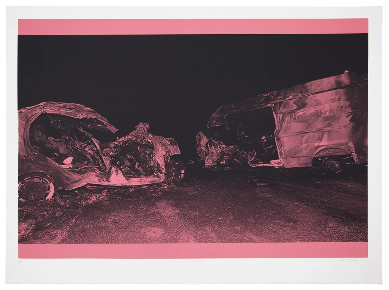 Transit Disaster Dinosaurs 2018 Diamond Transit Disaster Blue 2018  Gavin Turk Courtesy Ivorypress