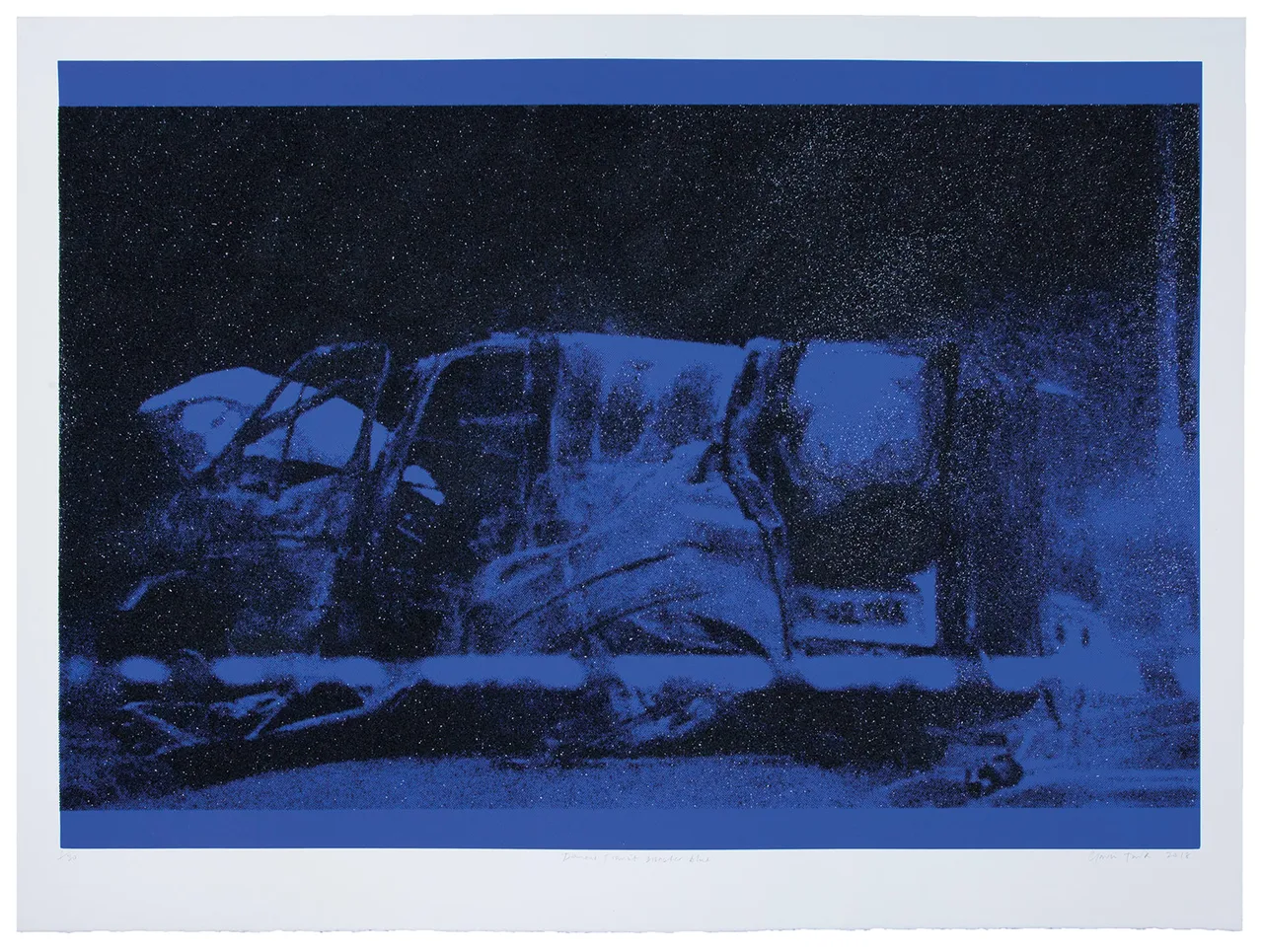 Diamond Transit Disaster Blue 2018  Gavin Turk Courtesy Ivorypress