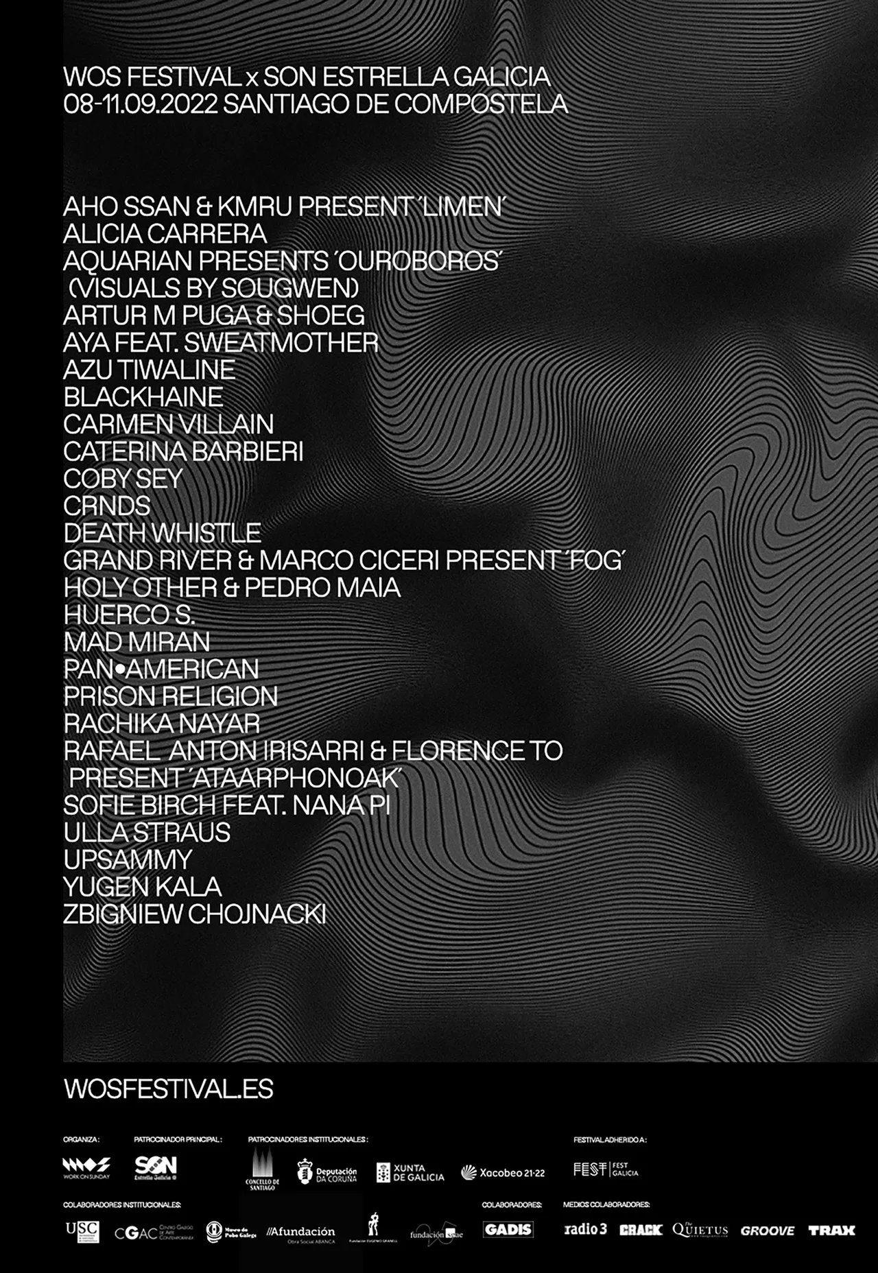 Wos 2022 Line up Poster