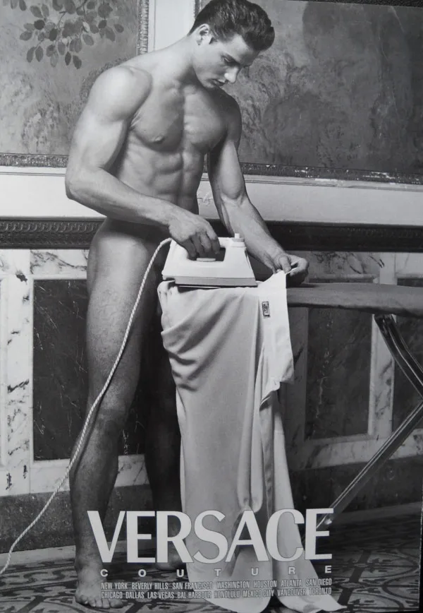 Alex Lundqvist by Bruce Weber for Gianni Versace Uomo Spring Summer 1995 Campaign