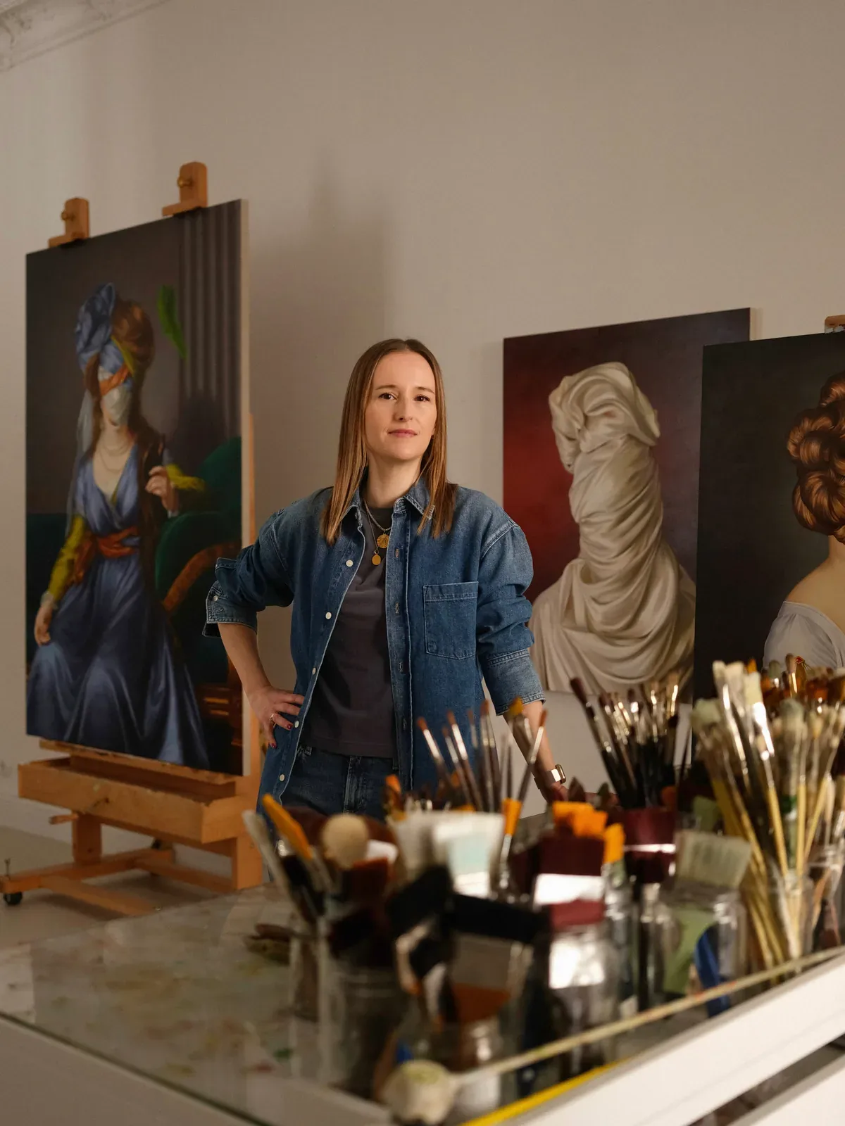 Ewa Juszkiewicz en el Museo Nacional Thyssen-Bornemisza