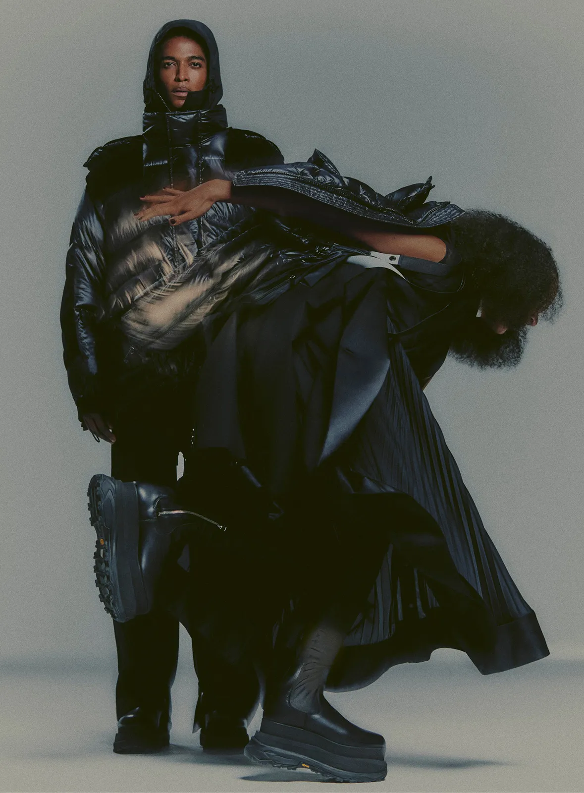 Moncler X Sacai Campaign Images 5