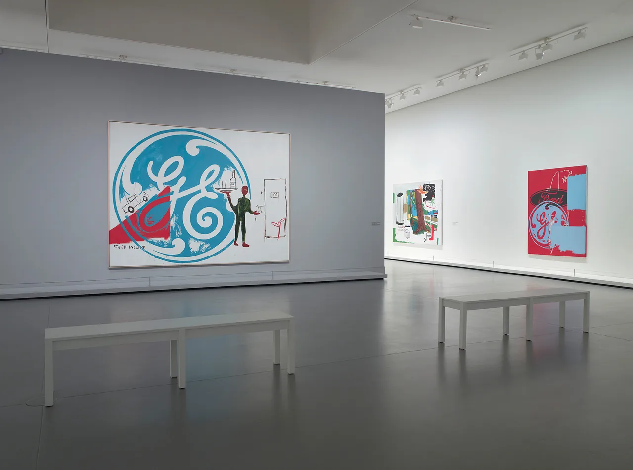 Vue Dinstallation De Lexposition Basquiat  Warhol 9