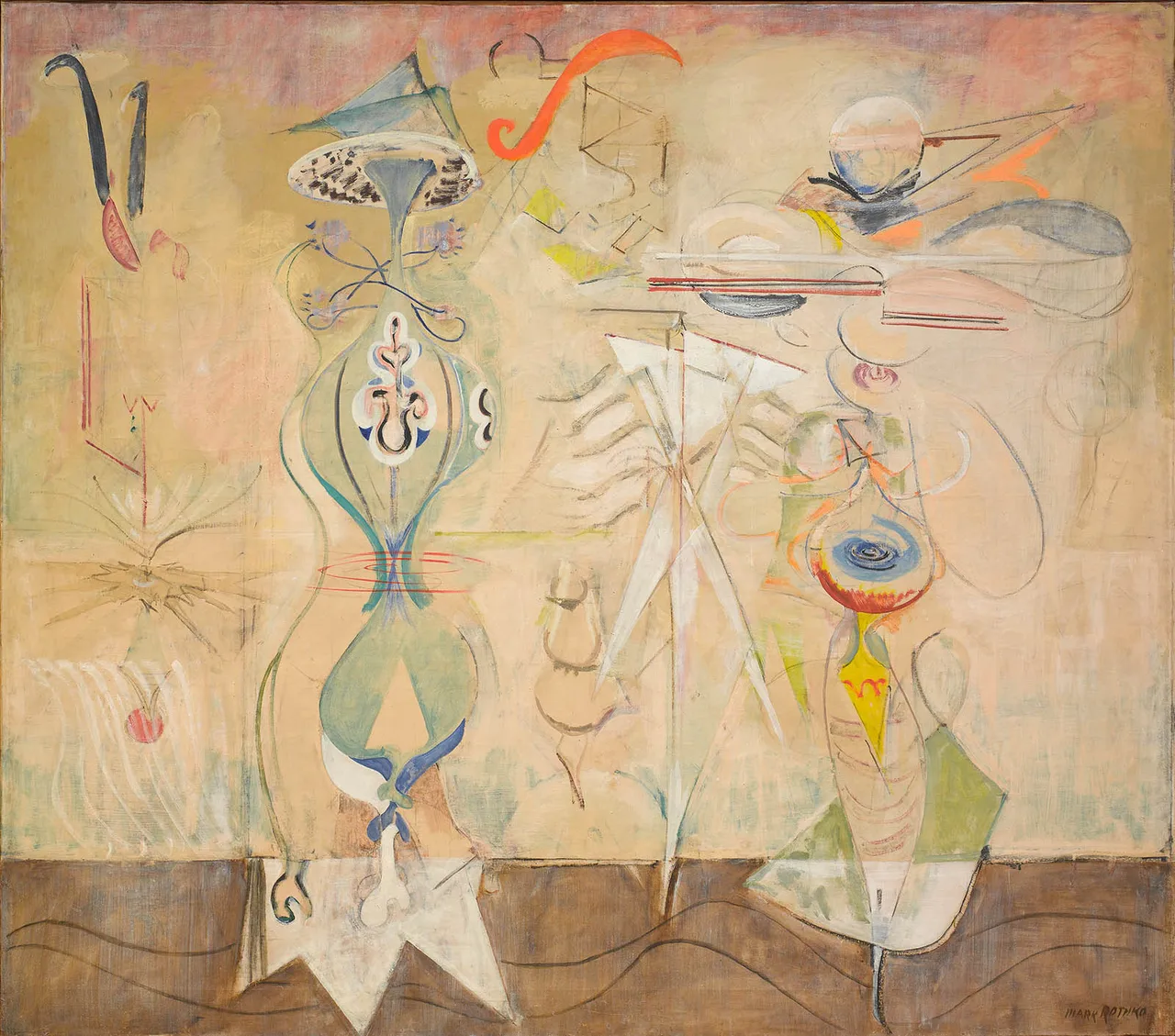 Mark Rothko Slow Swirl at the Edge of the Sea 1944