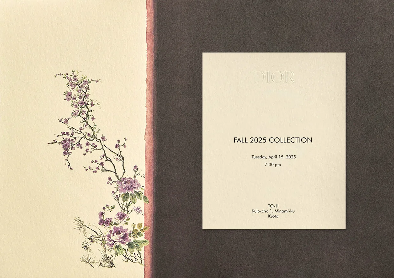 DIOR FALL 25 INVIATION IMAGE