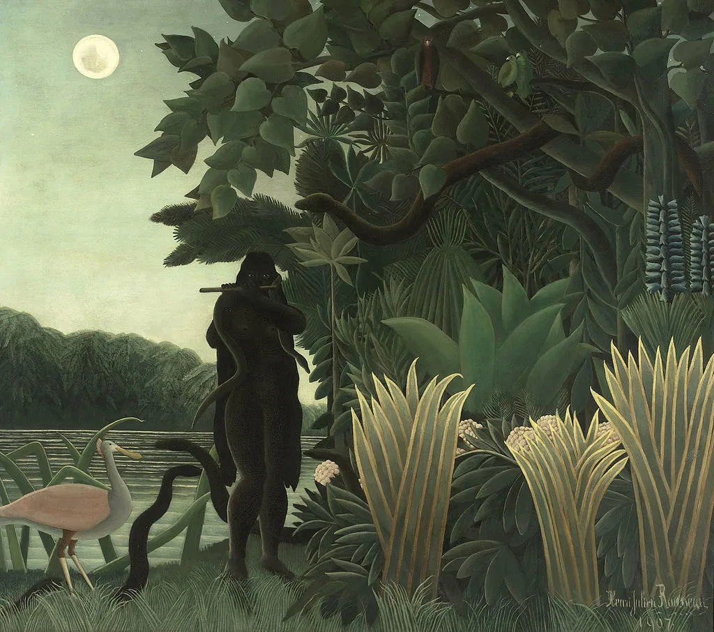 La Charmeusedeserpents 1907 Henri Rousseau