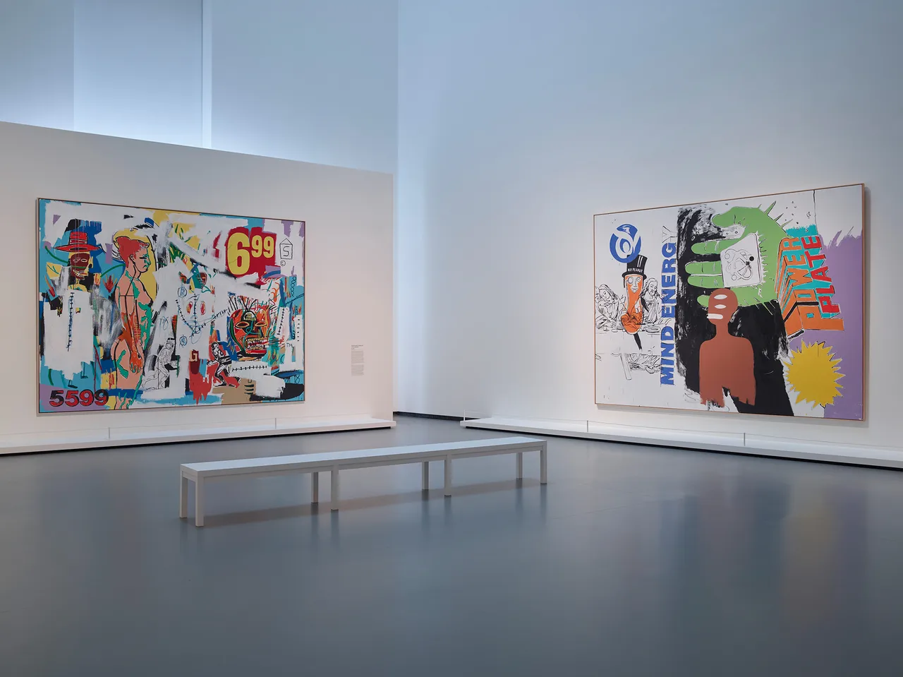 Vue Dinstallation De Lexposition Basquiat  Warhol 6