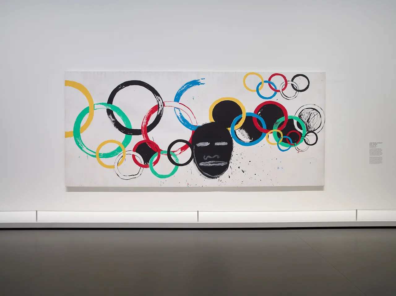 Vue Dinstallation De Lexposition Basquiat  Warhol 7