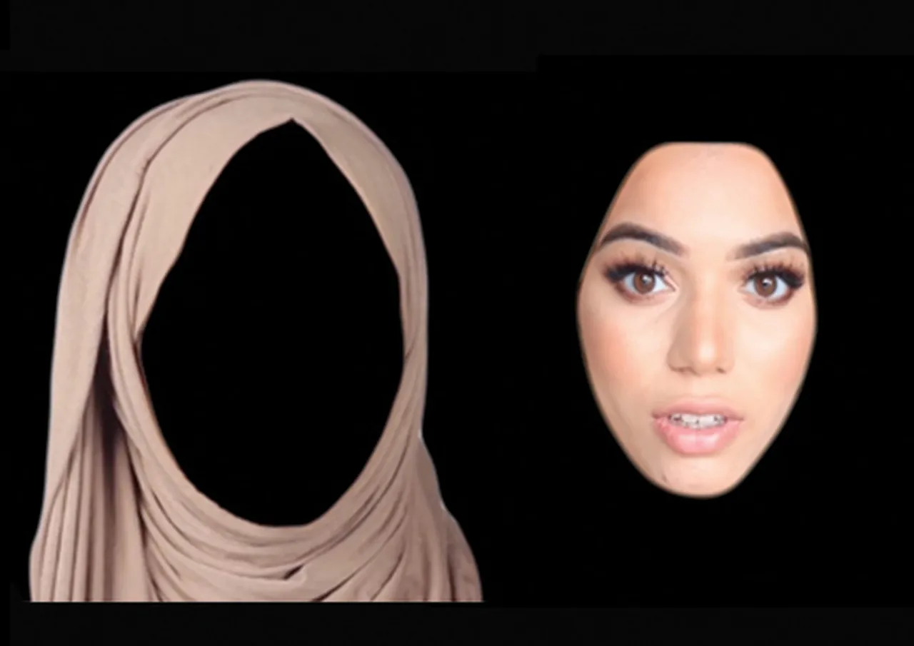 Strategy of Beautification  Hijab and Face Cut out 2016