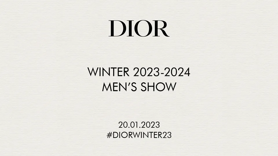 Dior Men F/W 2023