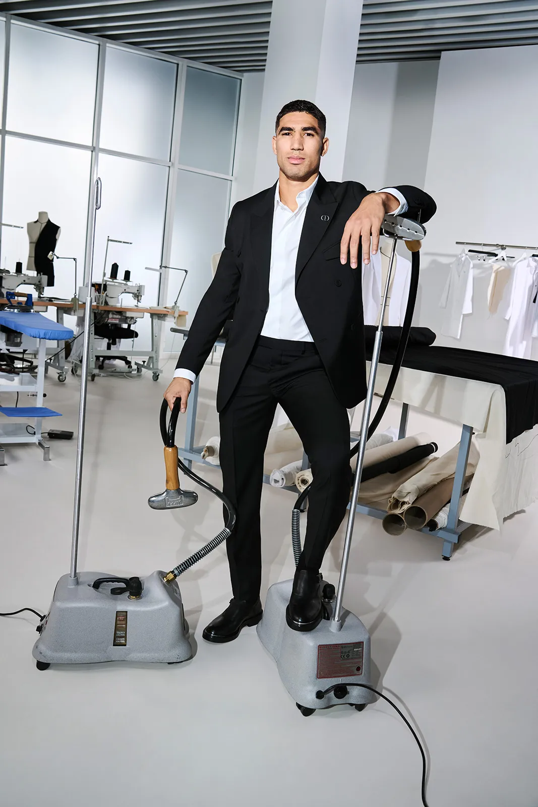 Dior Men and Paris Saint Germain by Till Janz Achraf Hakimi