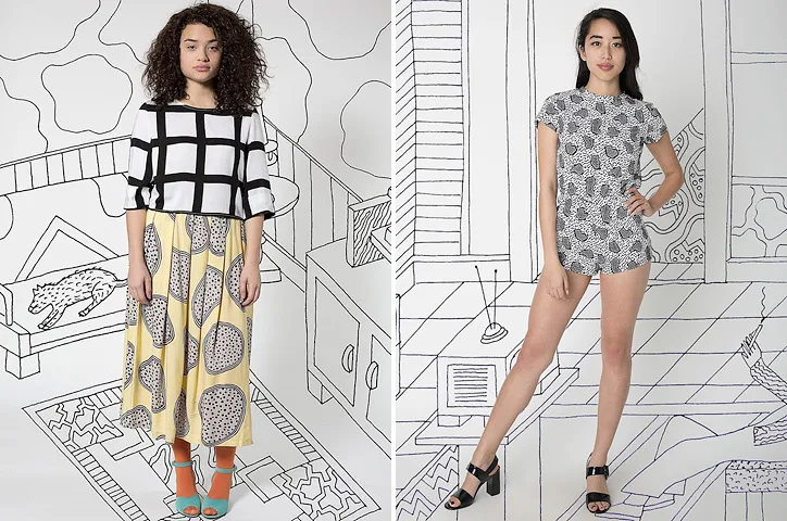 Nathalie du Pasquier X American Apparel