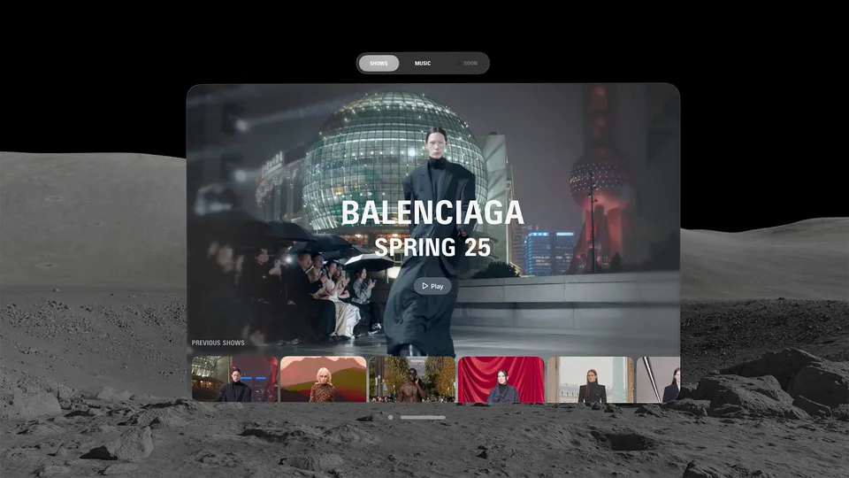 Balenciaga Apple Vision Pro