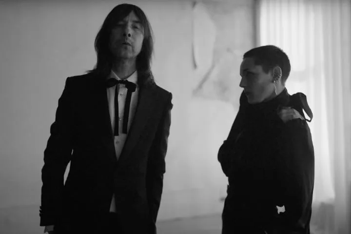 Bobby Gillespie and Jehnny Beth