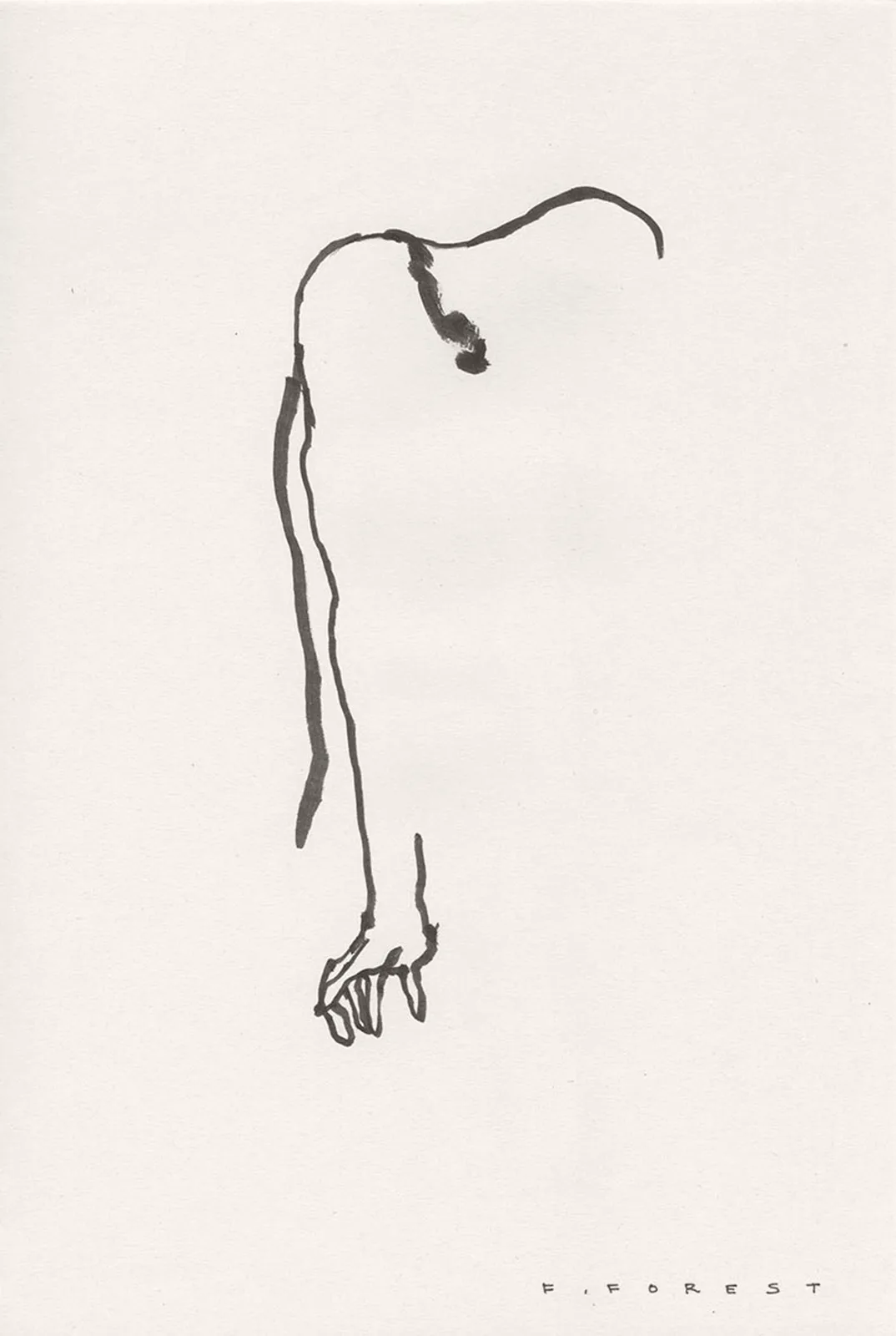 Frederic Forest Man Wakin up 7 2016