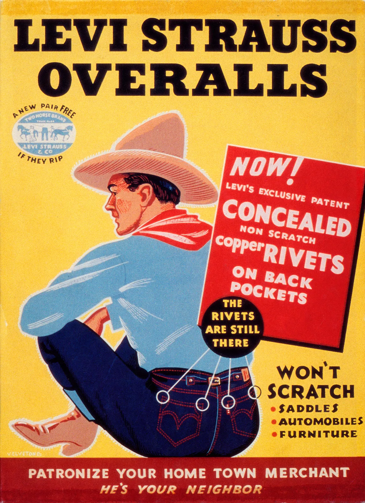 Concealed Rivets Counter Card
