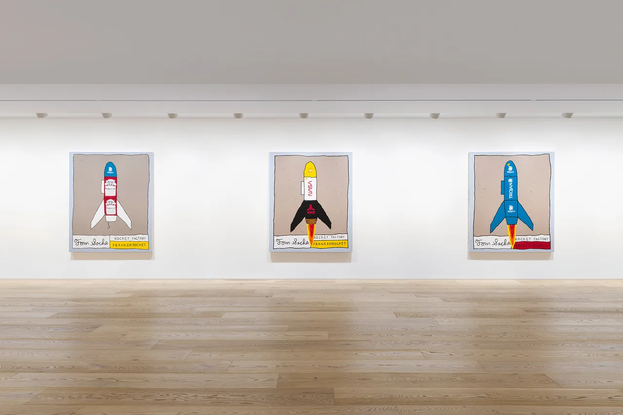 Tom Sachs Rocket Factory Paintings Installation Views (5)