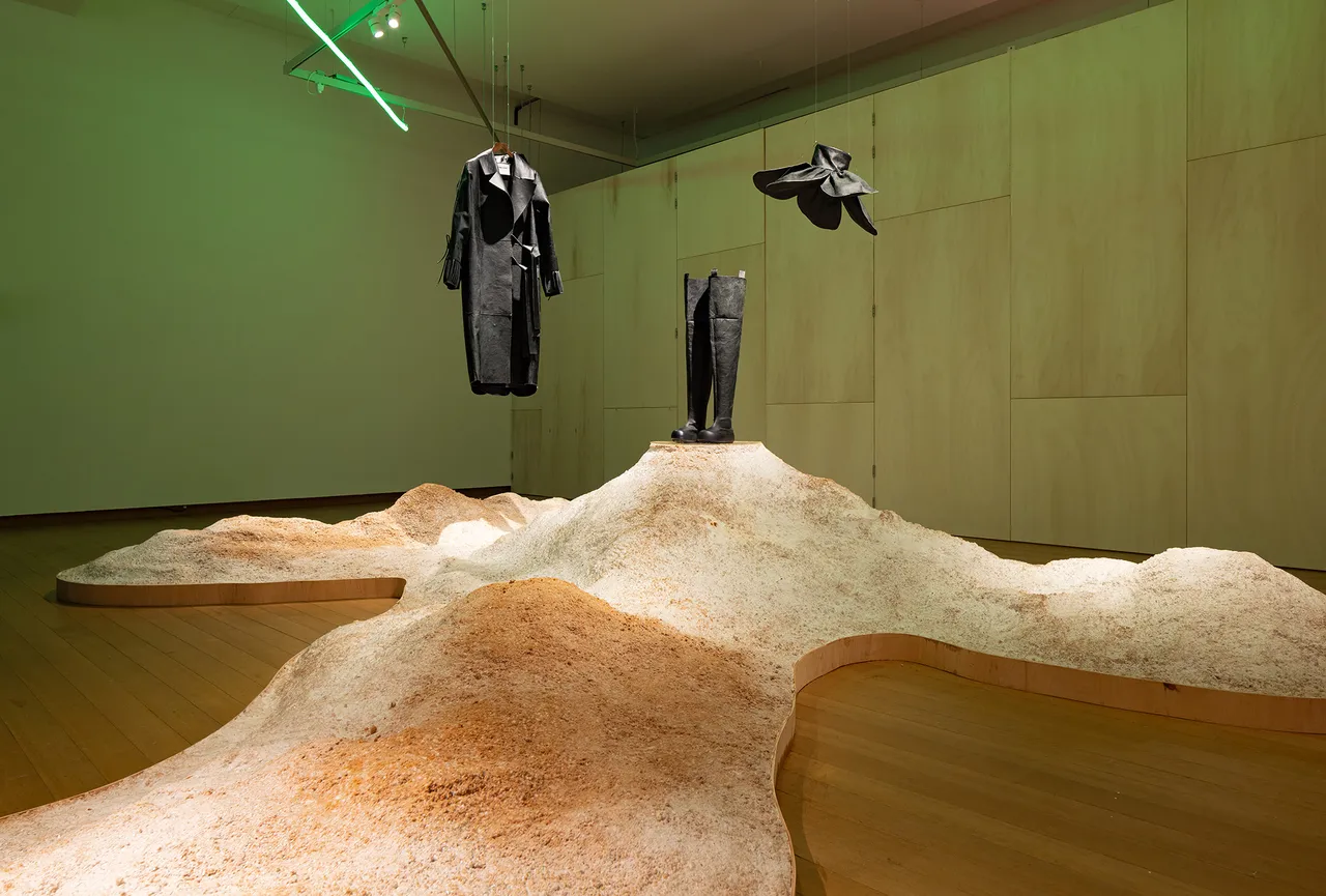 Living Mycelium Dunes Installation 01 Y Yx Reishi