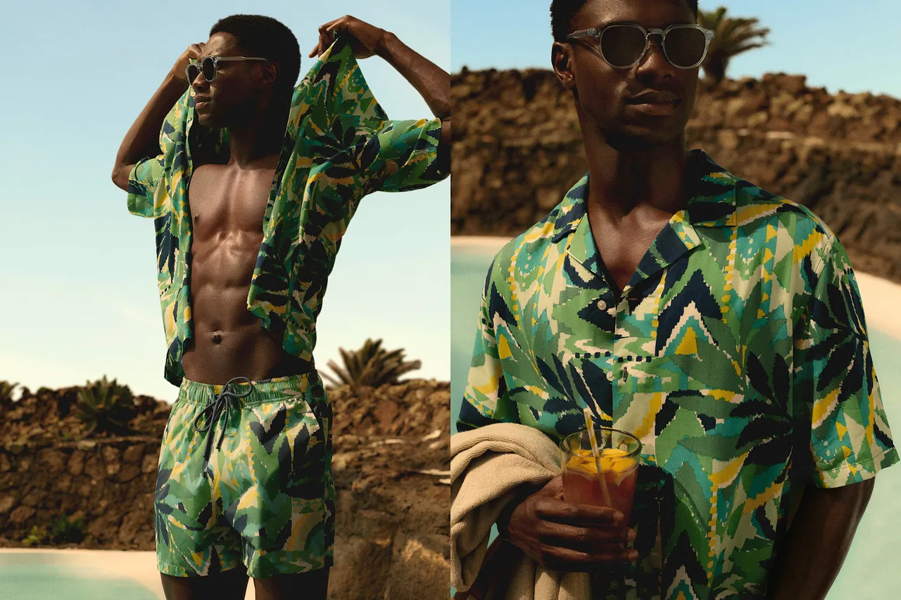 01 Lefties Swimwear Man Collection S S23 Tropical