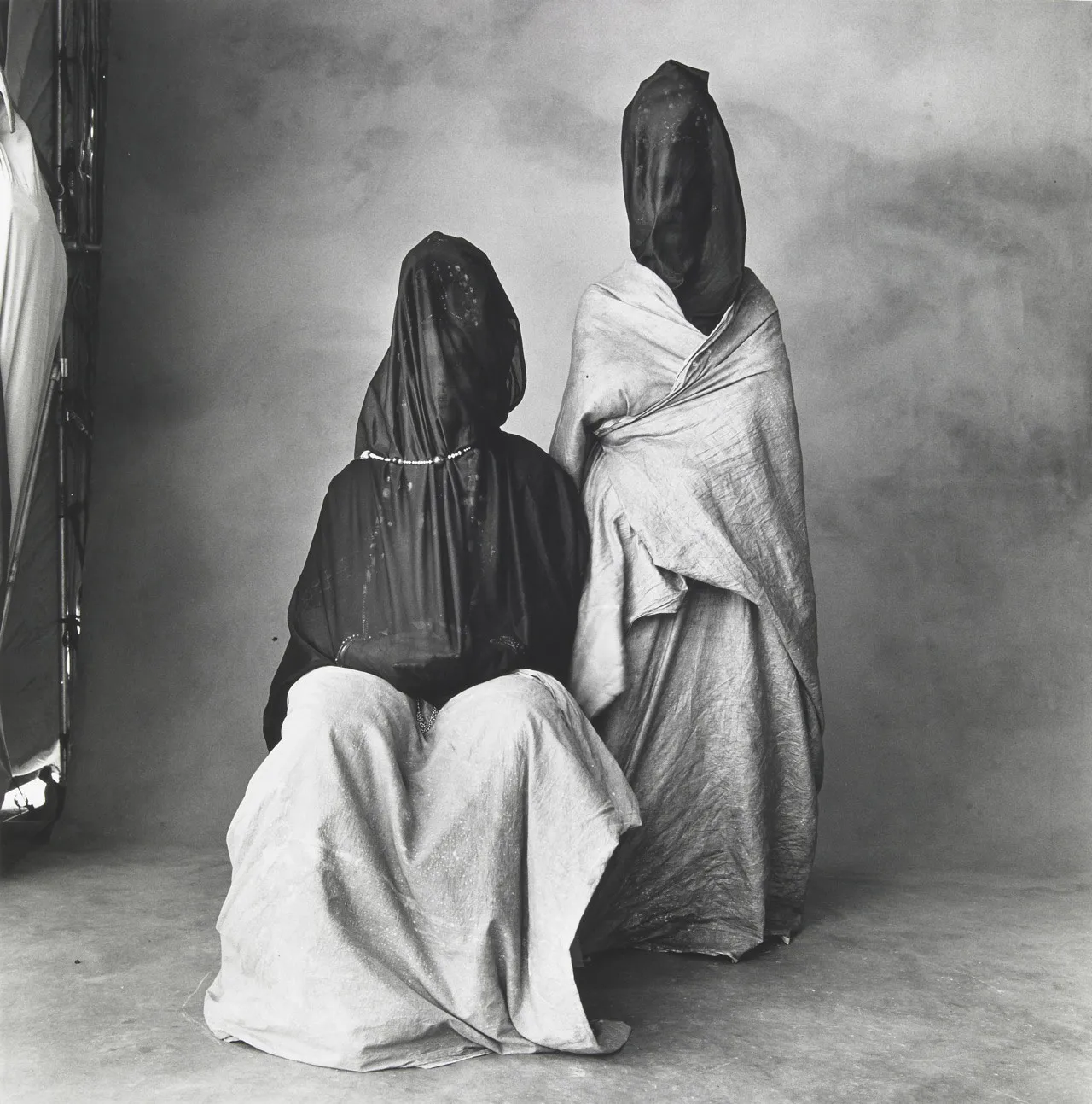 Two Guedras Morocco 1971 by Irving Penn