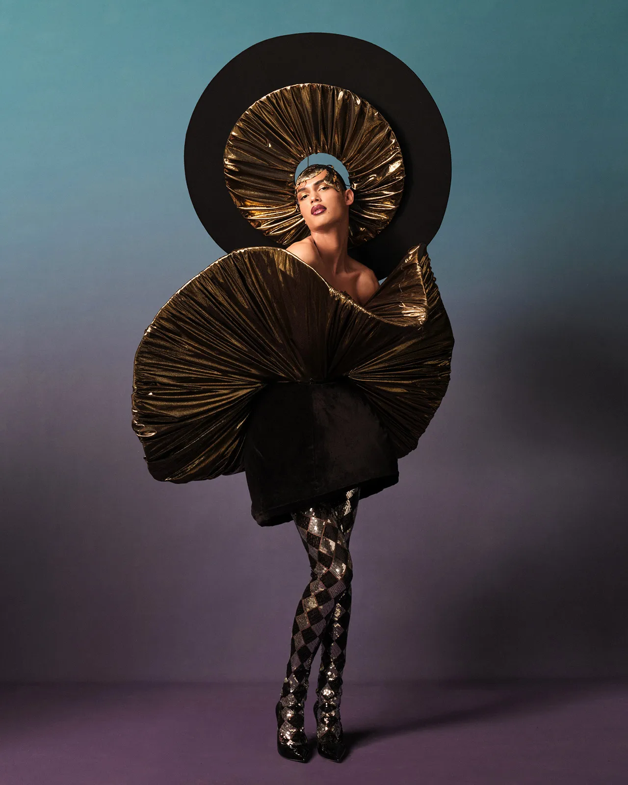 Look 8 Harris Reed a W23 Marc Hibbert