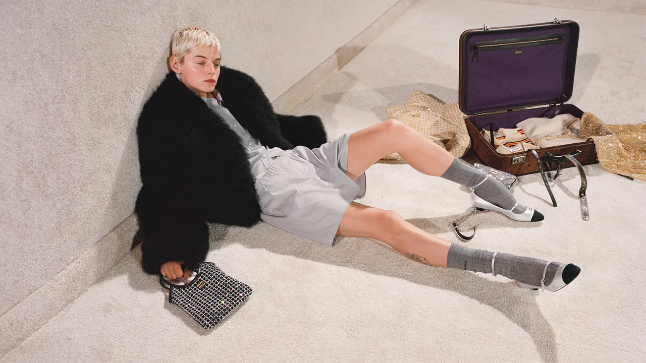 Miu Miu Holiday Campaign Emma Corrin 6