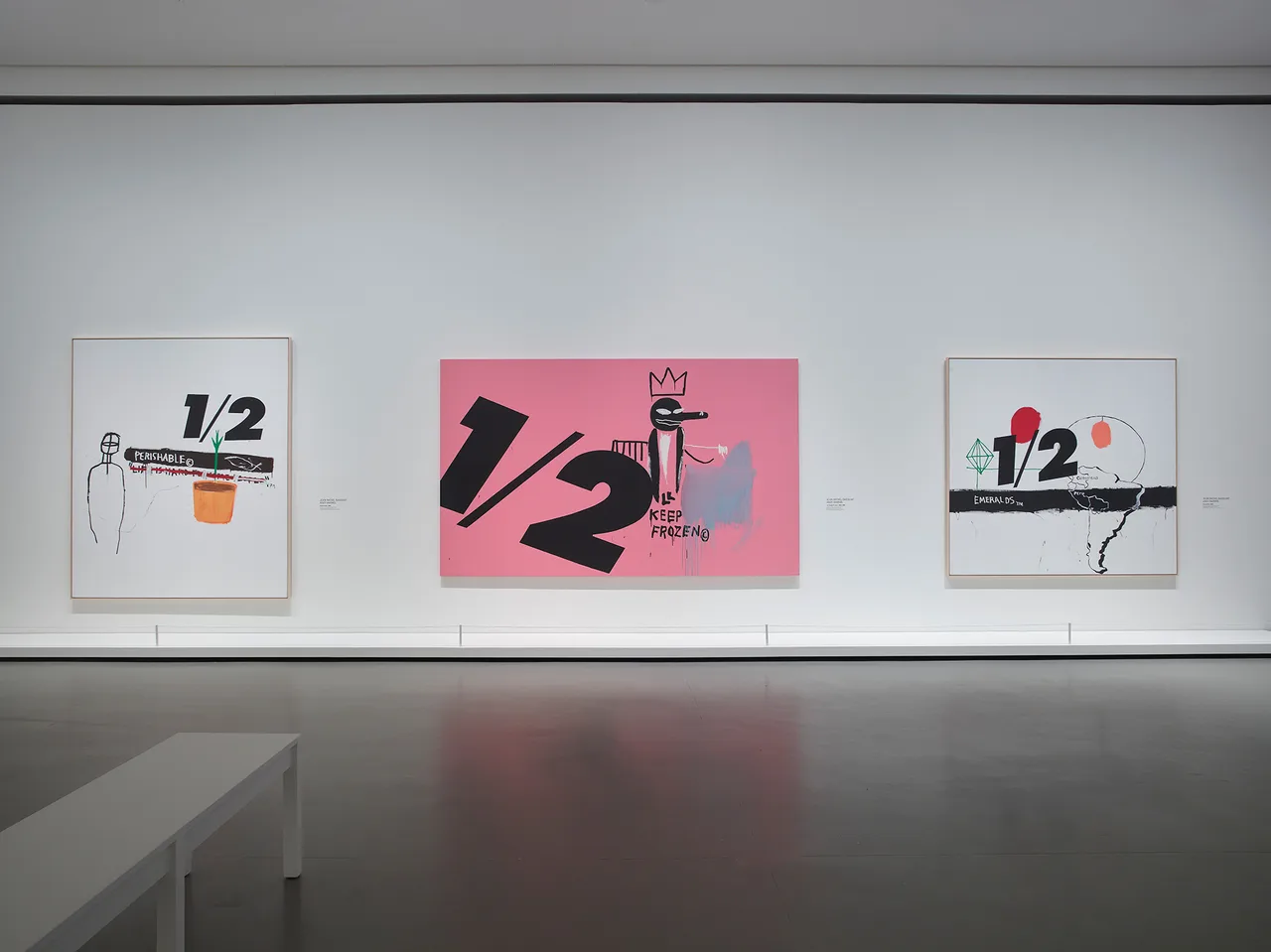 Vue Dinstallation De Lexposition Basquiat  Warhol 11