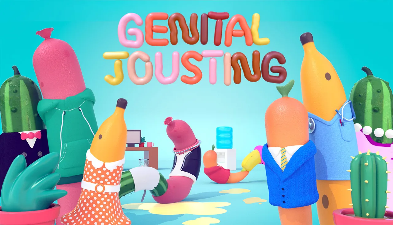 Rainbow Arcade Press Genital Jousting01