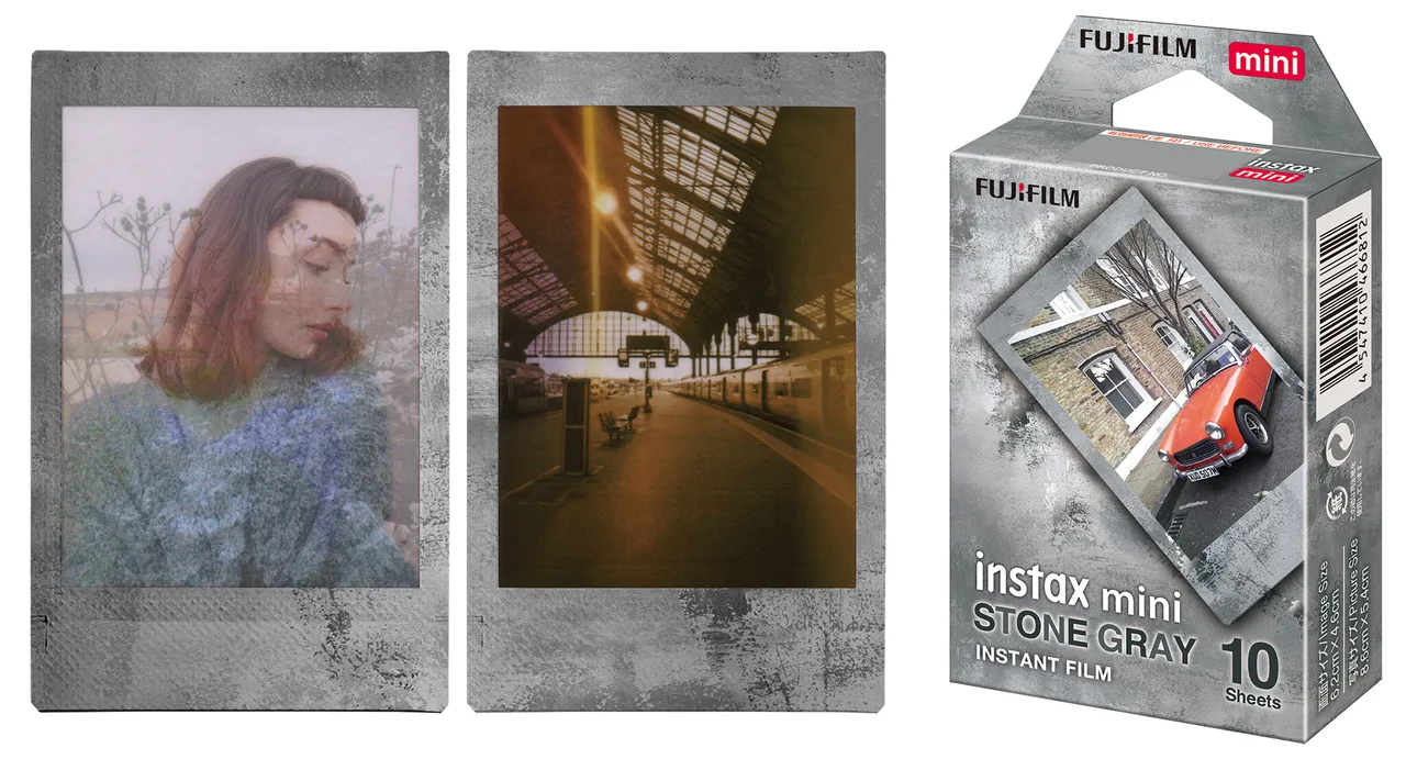 Instax Mini Film Stone Gray  3